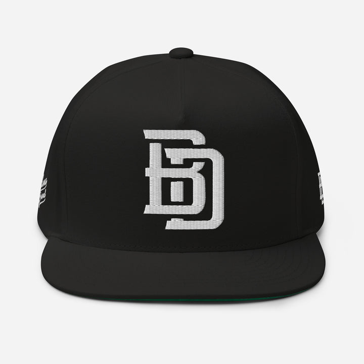 Big Dog "BD" PREMIUM Flat Bill Cap — front view