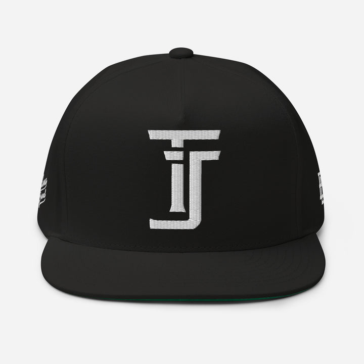 Tijuana "TJ" PREMIUM Flat Bill Cap — front view