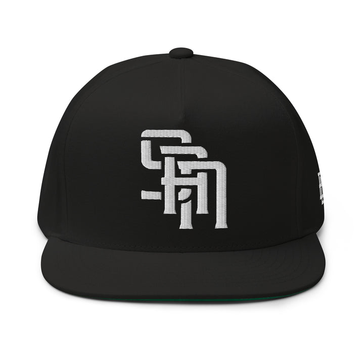 San Diego "SAN" ESSENTIAL Flat Bill Cap — front view