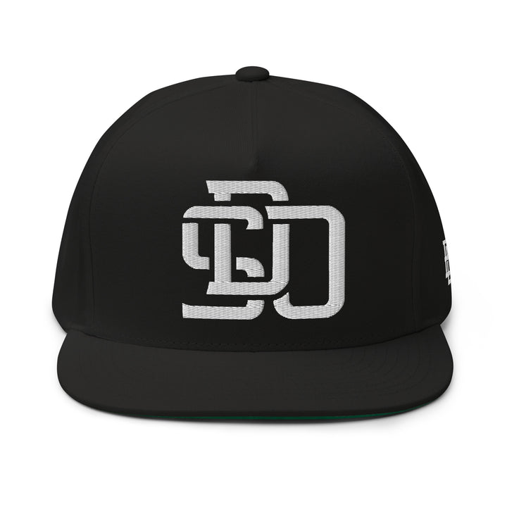 San Diego "SDO" SELECT Flat Bill Cap — front view