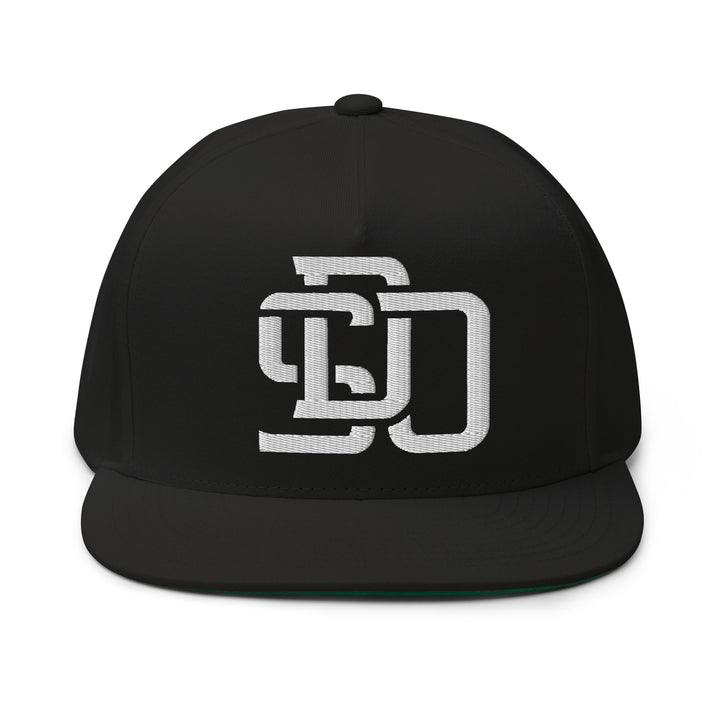 San Diego "SDO" CLASSIC Flat Bill Cap — front view