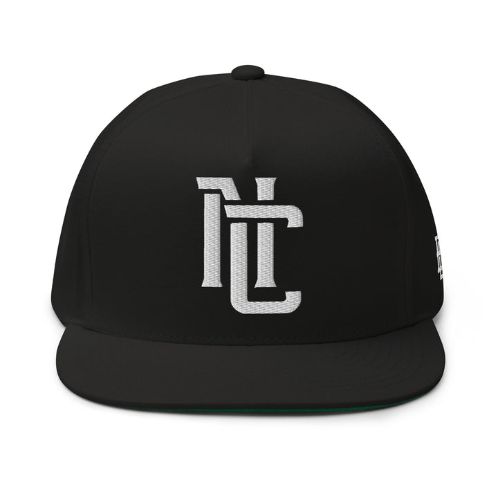 National City "NC" ESSENTIAL Flat Bill Cap — front view