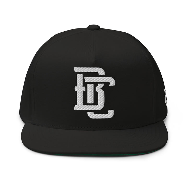 Baja California "BC" SELECT Flat Bill Cap — front view