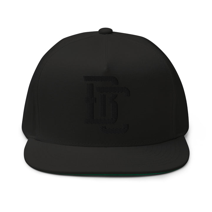 Gorra de visera plana "BC" | E Luna Brand SELECT | 3 logotipos con hilo negro | Edición con relieve 3D