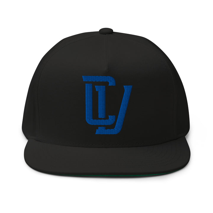 "CV" Flat Bill Cap | E Luna Brand CLASSIC | 1 Royal Thread Logo | 3D Puff Edition