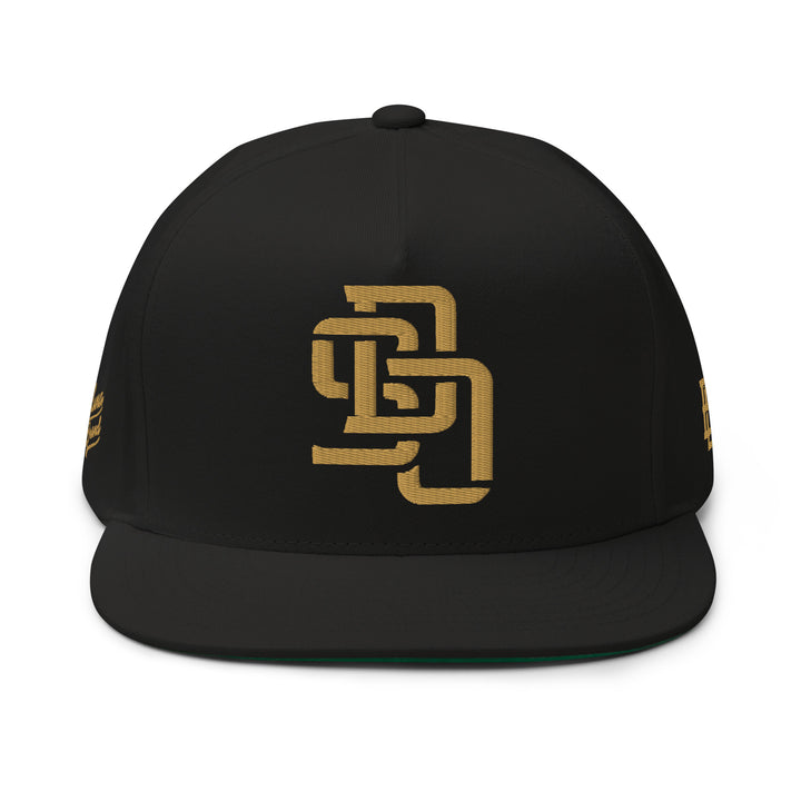 San Diego Original "SDO" 2.0 PREMIUM Flat Bill Cap — front view