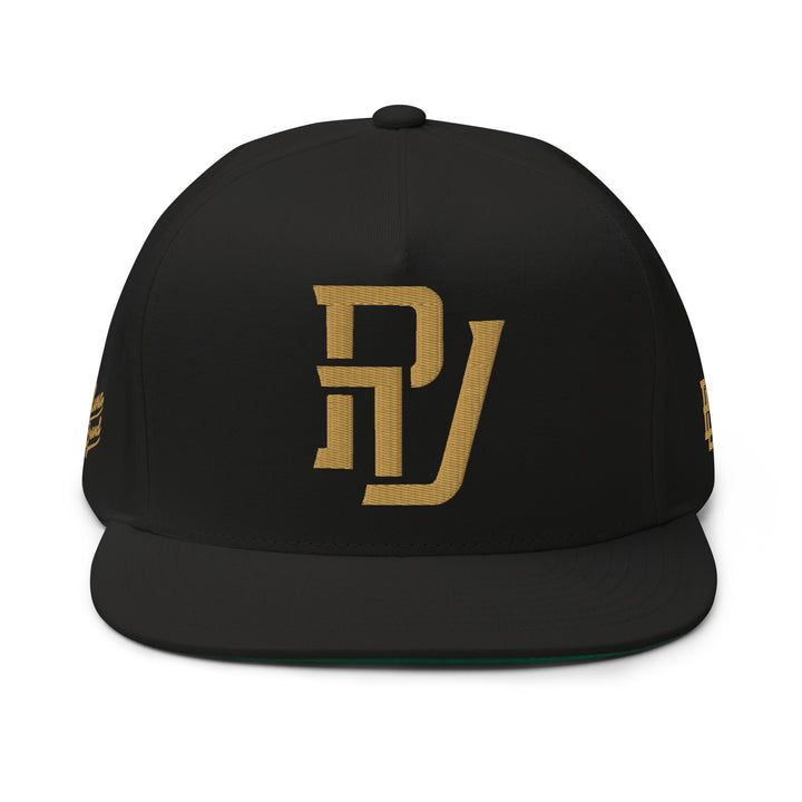 Puerto Vallarta "PV" 2.0 PREMIUM Flat Bill Cap — front view