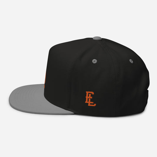 Boné Aba Reta "619" | E Luna Brand ESSENTIAL | 2 Logotipos com Fio Laranja