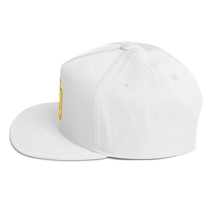 "DGO" Flat Bill Cap | Yupoong 6007 | E Luna CLASSIC Solocrest 1 Gold Thread Front Logo