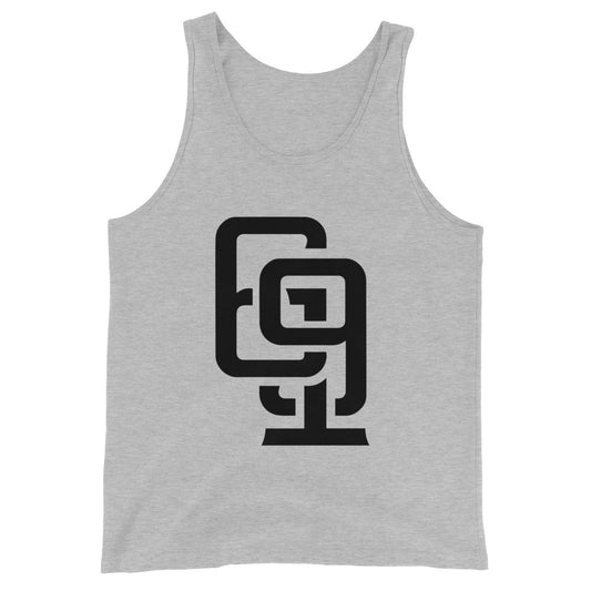 "619" Men’s Staple Tank Top | Bella + Canvas 3480 | 2 Black Logos Including Outside Back Label Logo