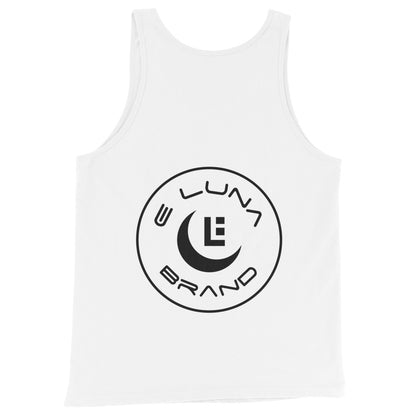 "619" Men’s Staple Tank Top | Bella + Canvas 3480 | 2 Black Logos Including Large Back Logo