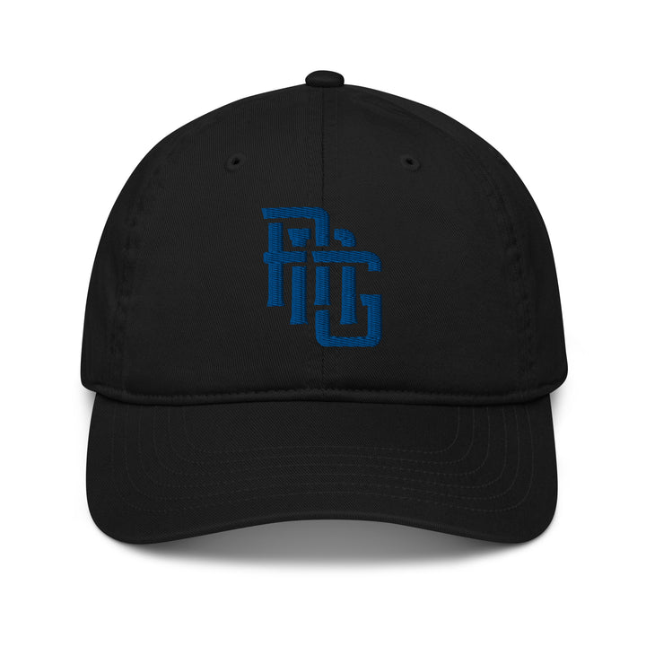 "ANG" Organic Baseball Cap | E Luna Brand ESSENTIAL | 2 Royal Thread Logos