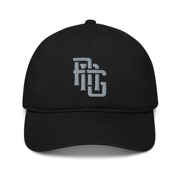 "ANG" Organic Baseball Cap | E Luna Brand ESSENTIAL | 2 Grey Thread Logos