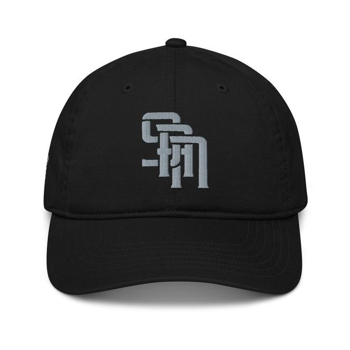 "SAN" Organic Baseball Cap | E Luna Brand PREMIUM | 4 Grey Thread Logos | 3D Puff Edition
