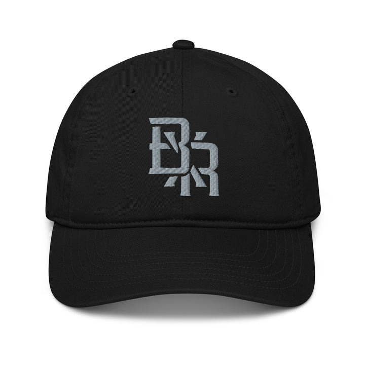 "BXR" Organic Baseball Cap | E Luna Brand ESSENTIAL | 2 Grey Thread Logos