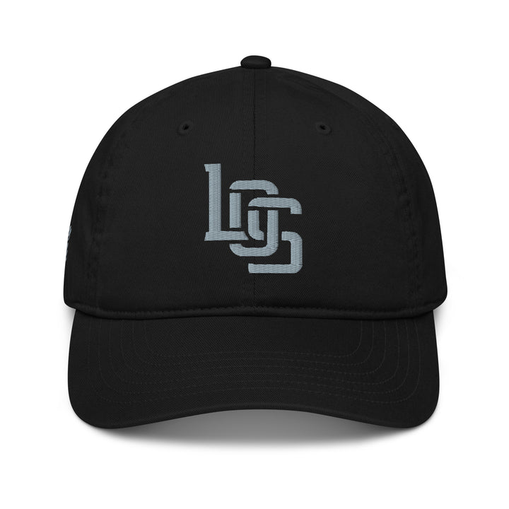 "LOS" Organic Baseball Cap | E Luna Brand PREMIUM | 4 Grey Thread Logos [3D Puff Edition]