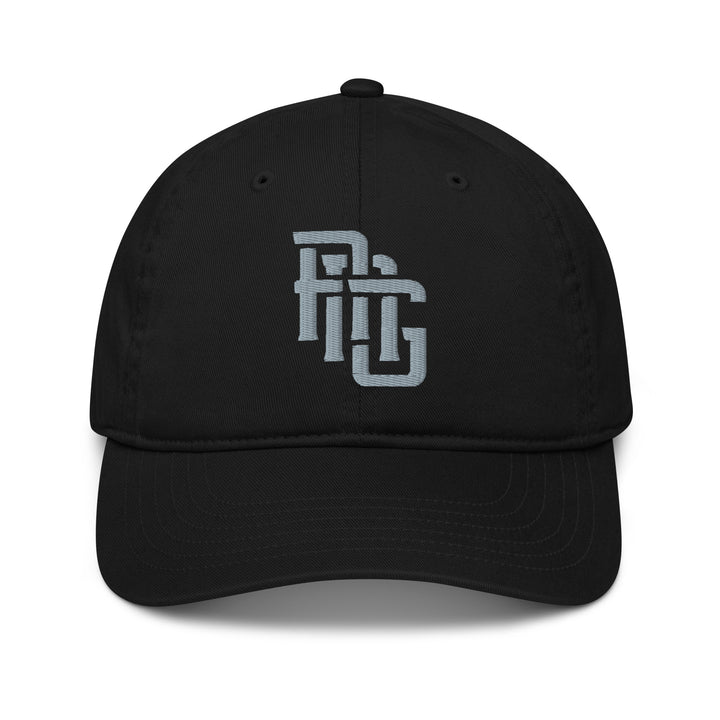 "ANG" Organic Baseball Cap | E Luna Brand SELECT | 3 Grey Thread Logos [3D Puff Edition]