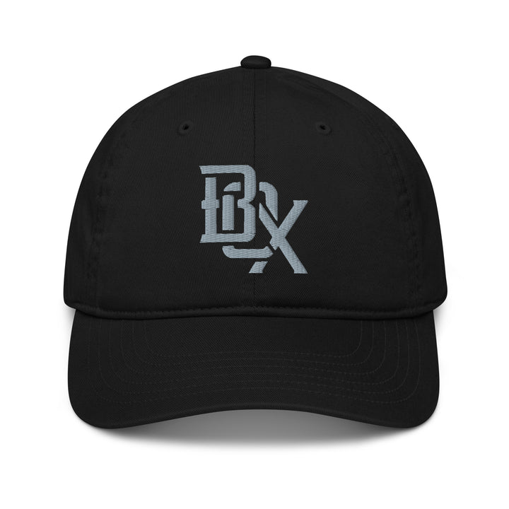 "BOX" Organic Baseball Cap | E Luna Brand SELECT | 3 Grey Thread Logos [3D Puff Edition]