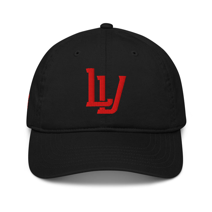 "LV" Organic Baseball Cap | E Luna Brand PREMIUM | 4 Red Thread Logos | 3D Puff Edition