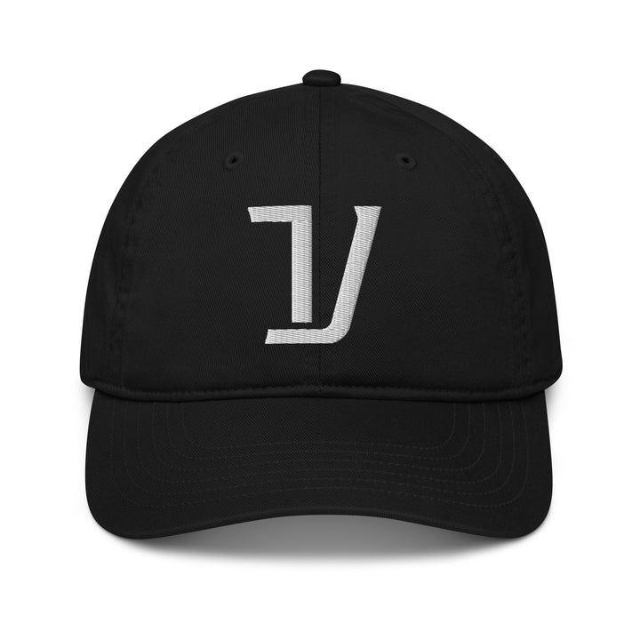 Vegas "V" ESSENTIAL Organic Baseball Cap — front view