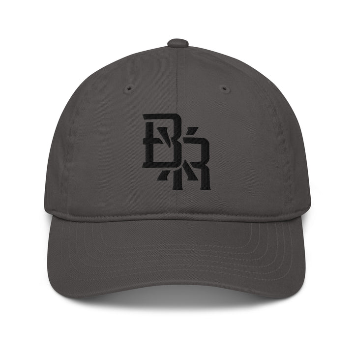 "BXR" Organic Baseball Cap | E Luna Brand ESSENTIAL | 2 Black Thread Logos