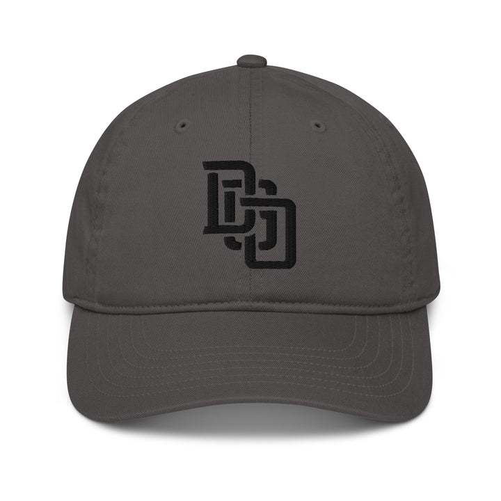 "DGO" Organic Baseball Cap | E Luna Brand SELECT | 3 Black Thread Logos | 3D Puff Edition