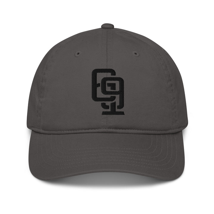 "619" Organic Baseball Cap | E Luna Brand SELECT | 3 Black Thread Logos | 3D Puff Edition