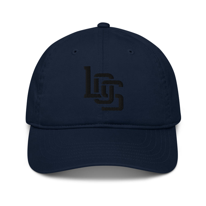 "LOS" Organic Baseball Cap | E Luna Brand ESSENTIAL | 2 Black Thread Logos