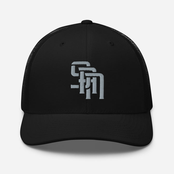 "SAN" Retro Trucker Hat | E Luna Brand CORE | 1 Grey Thread Logo