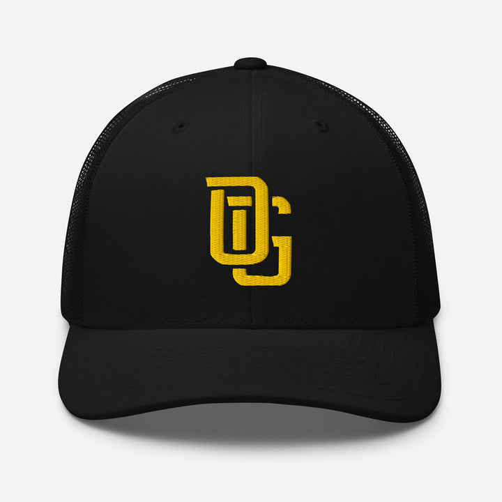 "OG" Retro Trucker Hat | E Luna Brand CLASSIC | 1 Gold Thread Logo | 3D Puff Edition
