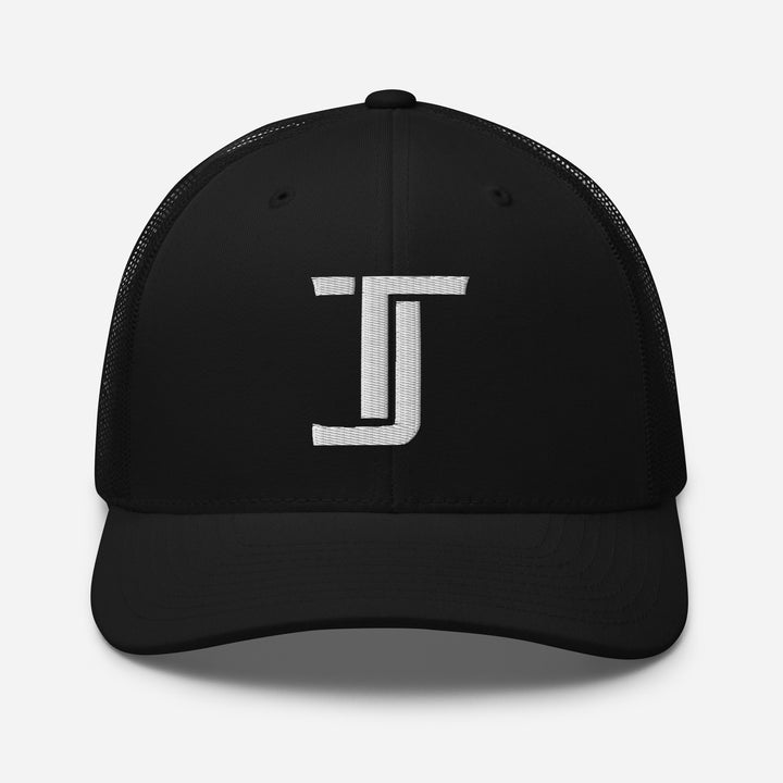 "TJ" Retro Trucker Hat | E Luna Brand CLASSIC | 1 White Thread Logo | 3D Puff Edition