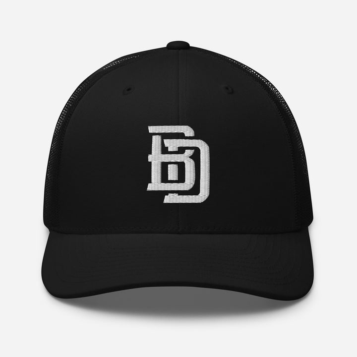 Big Dog "BD" CLASSIC Retro Trucker Hat — front view