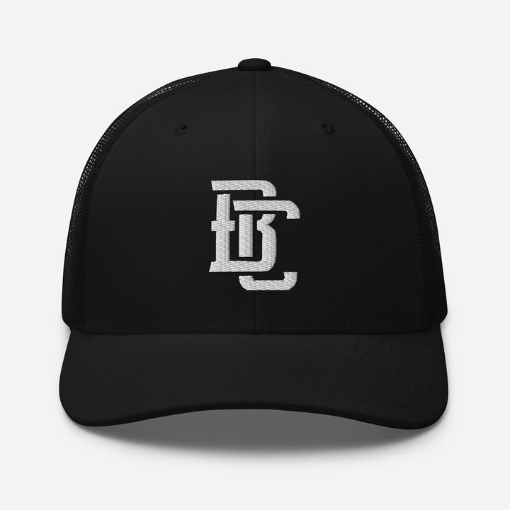 Baja California "BC" CLASSIC Retro Trucker Hat — front view
