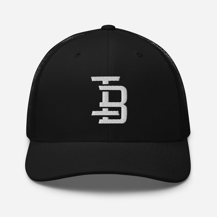 Imperial Beach "IB" CLASSIC Retro Trucker Hat — front view