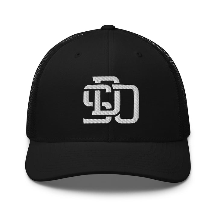 San Diego "SDO" CLASSIC Retro Trucker Hat — front view