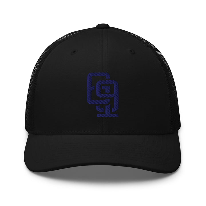 "619" Retro Trucker Hat | E Luna Brand CORE | 1 Navy Thread Logo