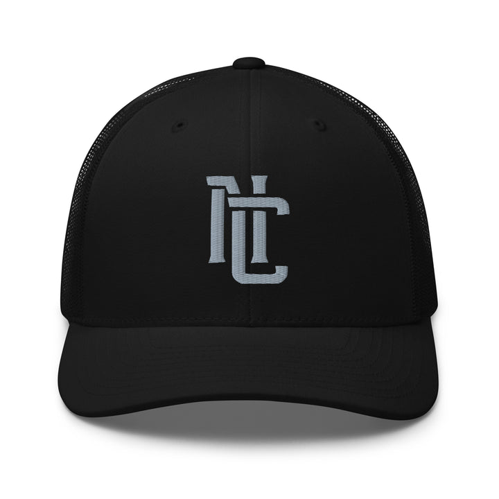"NC" 2.0 Retro Trucker Hat | E Luna Brand CLASSIC | 1 Grey Thread Logo | 3D Puff Edition