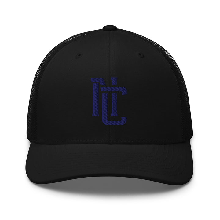 "NC" 2.0 Retro Trucker Hat | E Luna Brand CLASSIC | 1 Navy Thread Logo | 3D Puff Edition