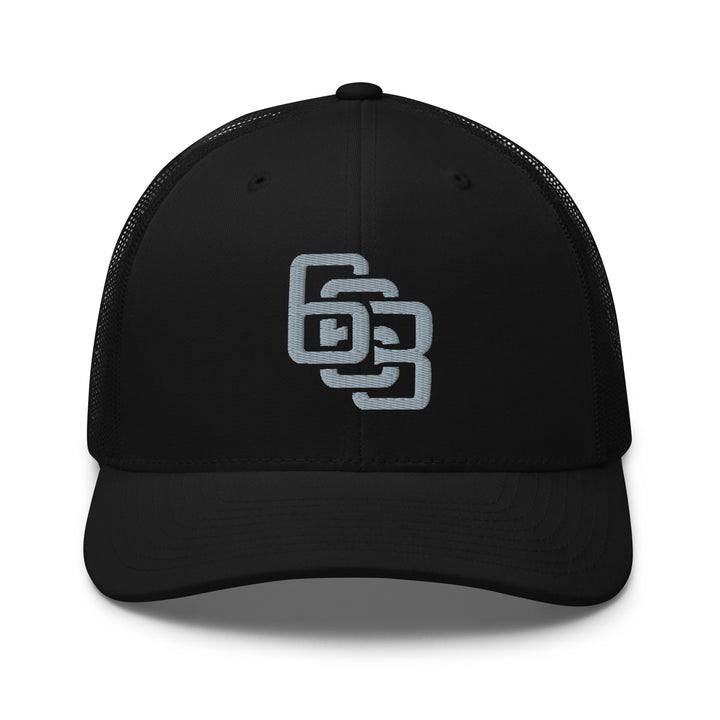 "663" Retro Trucker Hat | E Luna Brand CORE | 1 Grey Thread Logo
