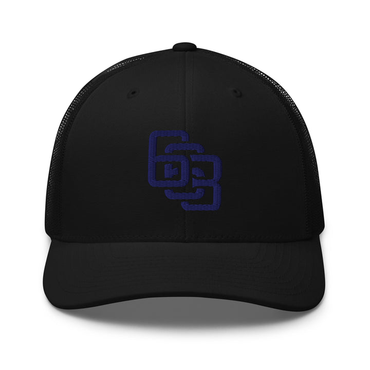 "663" Retro Trucker Hat | E Luna Brand CORE | 1 Navy Thread Logo
