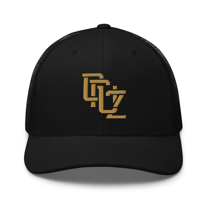"CRUZ" Retro Trucker Hat | E Luna Brand CLASSIC | 1 Old Gold Thread Logo | 3D Puff Edition