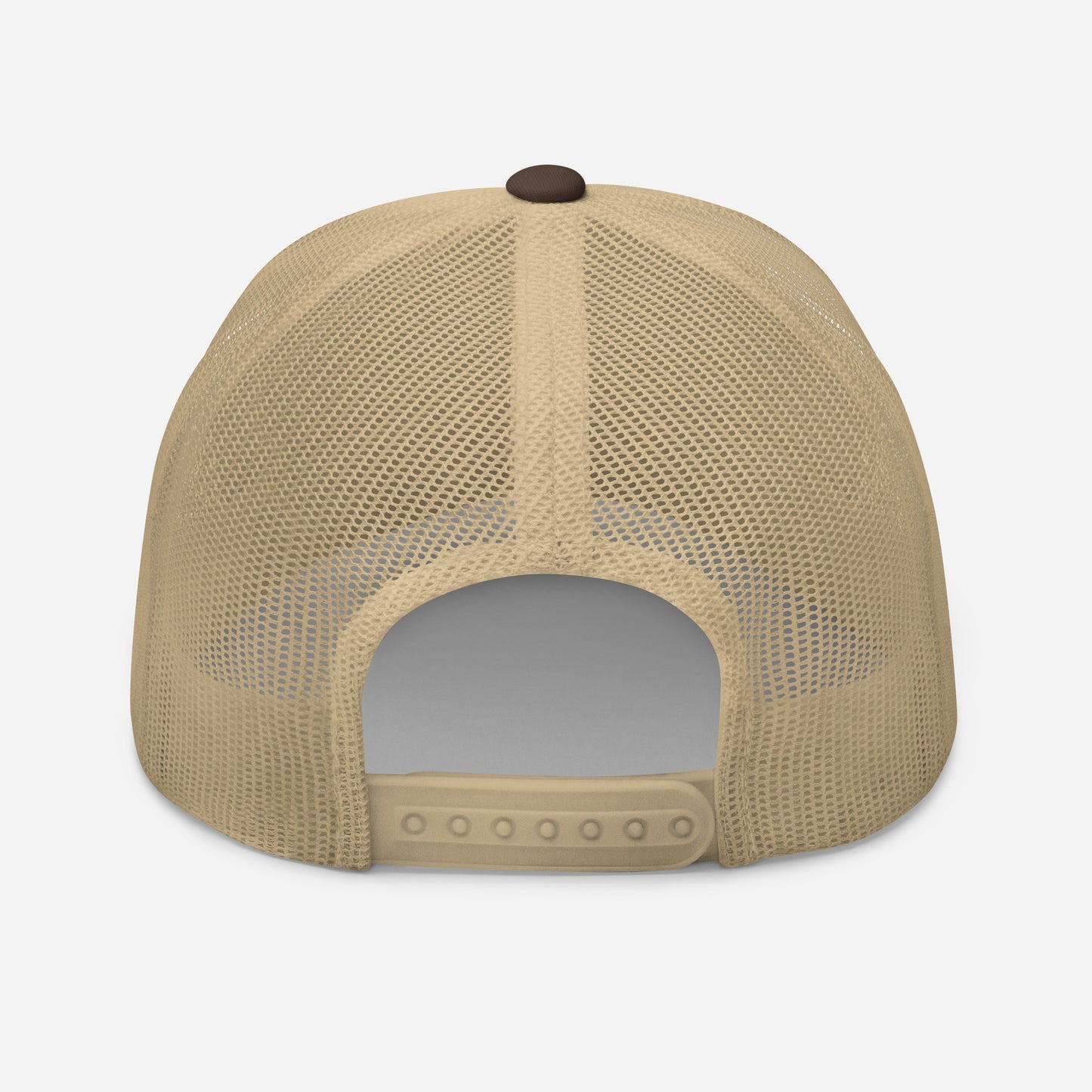 "BOX" Retro Trucker Hat | Yupoong 6606 | E Luna CLASSIC Solocrest 1 Old Gold Thread Front Logo