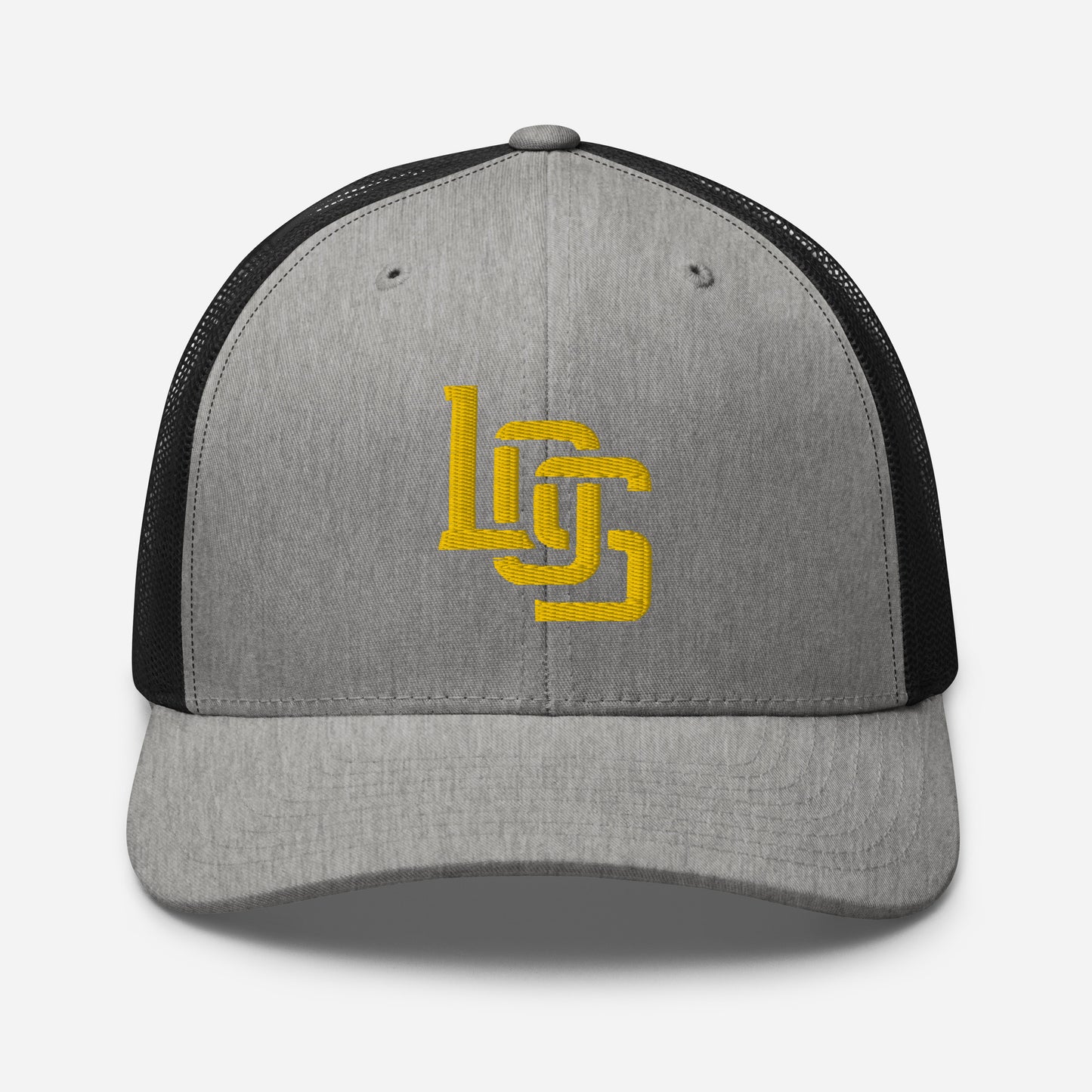 "LOS" Retro Trucker Hat | Yupoong 6606 | E Luna CLASSIC Solocrest 1 Gold Thread Front Logo