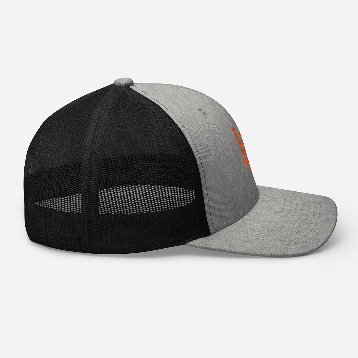 "LOS" Retro Trucker Hat | Yupoong 6606 | E Luna CLASSIC Solocrest 1 Orange Thread Front Logo