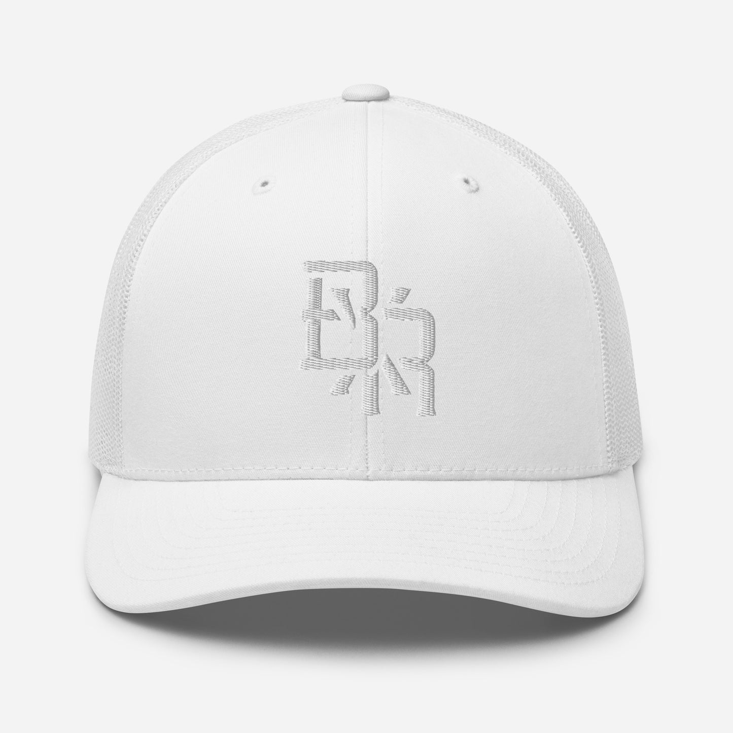 "BXR" Retro Trucker Hat | Yupoong 6606 | E Luna CLASSIC Solocrest 1 White Thread Front Logo