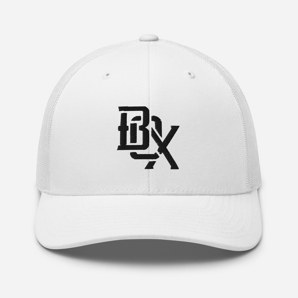 "BOX" Retro Trucker Hat | E Luna Brand CORE | 1 Black Thread Logo