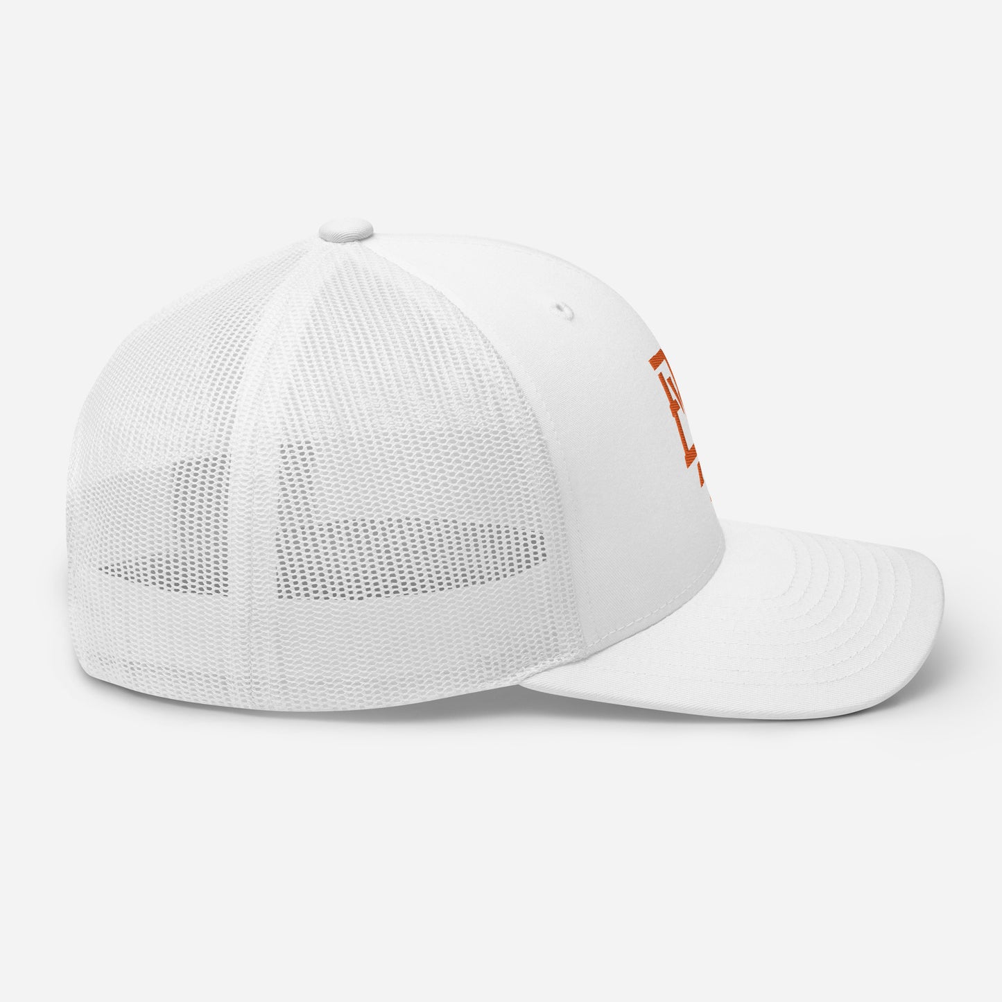 "BXR" Retro Trucker Hat | Yupoong 6606 | E Luna CLASSIC Solocrest 1 Orange Thread Front Logo