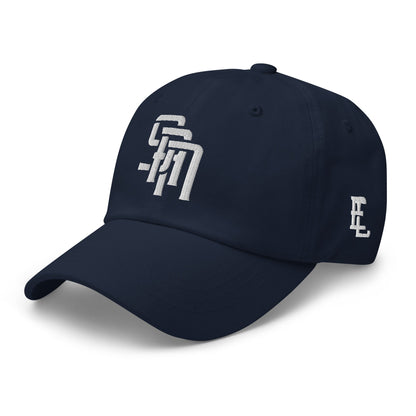 SAN Classic Dad Hat ESSENTIAL White thread featured view
