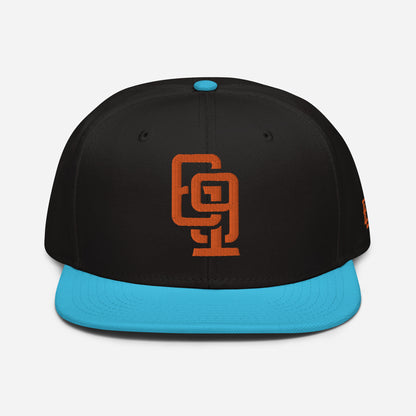 "619" Snapback Otto Cap | E Luna Brand ESSENTIAL | 2 Orange Thread Logos