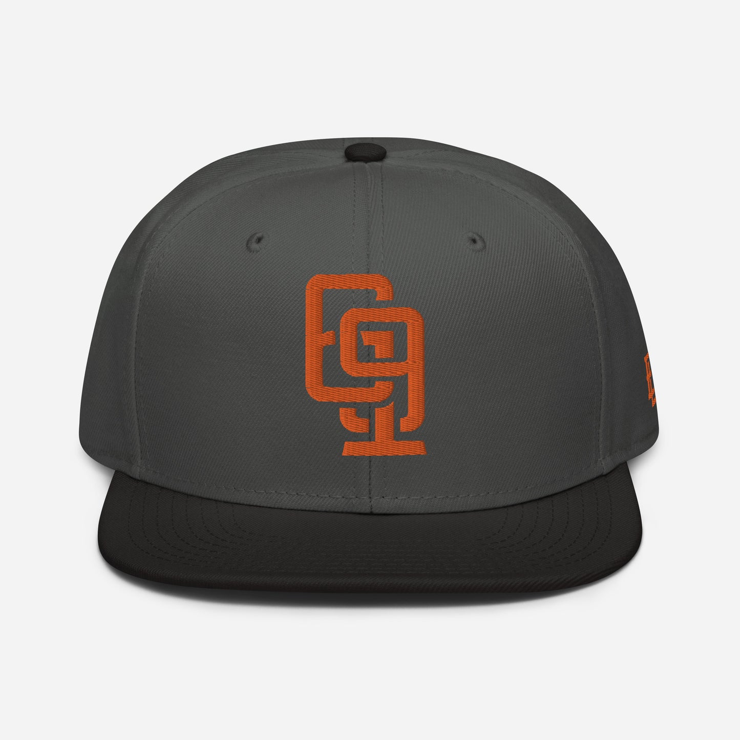 "619" Snapback Otto Cap | E Luna Brand ESSENTIAL | 2 Orange Thread Logos